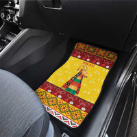 Personalized Moldova Christmas Car Mats Capra Goat Folk Costume - Wonder Print Shop
