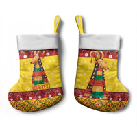 Personalized Moldova Christmas Stocking Capra Goat Folk Costume - Wonder Print Shop