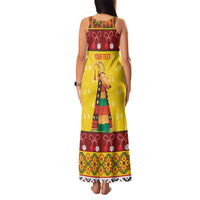 Personalized Moldova Christmas Family Matching Tank Maxi Dress and Hawaiian Shirt Capra Goat Folk Costume - Wonder Print Shop