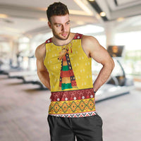 Personalized Moldova Christmas Men Tank Top Capra Goat Folk Costume - Wonder Print Shop