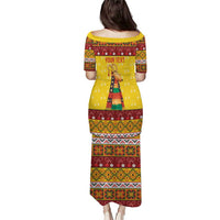 Personalized Moldova Christmas Puletasi Capra Goat Folk Costume - Wonder Print Shop