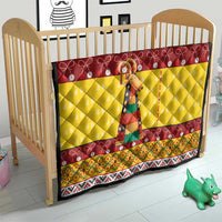 Personalized Moldova Christmas Quilt Capra Goat Folk Costume - Wonder Print Shop