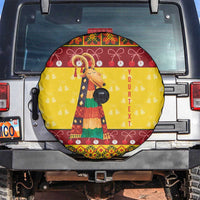 Personalized Moldova Christmas Spare Tire Cover Capra Goat Folk Costume - Wonder Print Shop