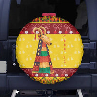 Personalized Moldova Christmas Spare Tire Cover Capra Goat Folk Costume - Wonder Print Shop