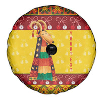 Personalized Moldova Christmas Spare Tire Cover Capra Goat Folk Costume - Wonder Print Shop