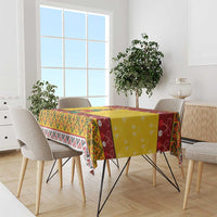 Personalized Moldova Christmas Tablecloth Capra Goat Folk Costume - Wonder Print Shop