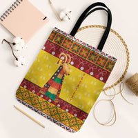 Personalized Moldova Christmas Tote Bag Capra Goat Folk Costume - Wonder Print Shop