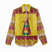 Personalized Moldova Christmas Women Casual Shirt Capra Goat Folk Costume - Wonder Print Shop