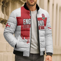 Women Rugby England Bomber Puffer Jacket Rise of the Rose World Champions - Wonder Print Shop