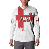 Women Rugby England Button Sweatshirt Rise of the Rose World Champions - Wonder Print Shop