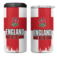 Women Rugby England 4 in 1 Can Cooler Tumbler Rise of the Rose World Champions - Wonder Print Shop