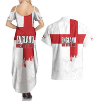 Women Rugby England Couples Matching Summer Maxi Dress and Hawaiian Shirt Rise of the Rose World Champions - Wonder Print Shop