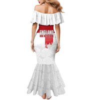 Women Rugby England Family Matching Mermaid Dress and Hawaiian Shirt Rise of the Rose World Champions - Wonder Print Shop