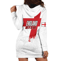 Women Rugby England Hoodie Dress Rise of the Rose World Champions - Wonder Print Shop
