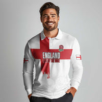 Women Rugby England Long Sleeve Polo Shirt Rise of the Rose World Champions - Wonder Print Shop