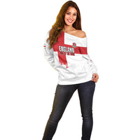 Women Rugby England Off Shoulder Sweater Rise of the Rose World Champions - Wonder Print Shop