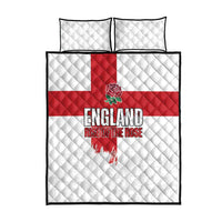 Women Rugby England Quilt Bed Set Rise of the Rose World Champions - Wonder Print Shop
