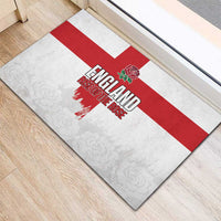 Women Rugby England Rubber Doormat Rise of the Rose World Champions - Wonder Print Shop