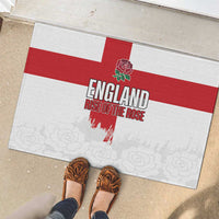 Women Rugby England Rubber Doormat Rise of the Rose World Champions - Wonder Print Shop