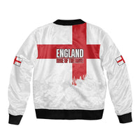 Women Rugby England Sleeve Zip Bomber Jacket Rise of the Rose World Champions - Wonder Print Shop