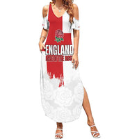 Women Rugby England Summer Maxi Dress Rise of the Rose World Champions - Wonder Print Shop