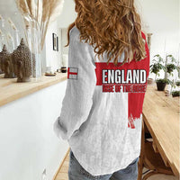 Women Rugby England Women Casual Shirt Rise of the Rose World Champions - Wonder Print Shop