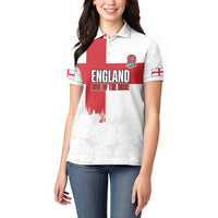 Women Rugby England Women Polo Shirt Rise of the Rose World Champions - Wonder Print Shop