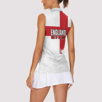 Women Rugby England Women Sleeveless Polo Shirt Rise of the Rose World Champions - Wonder Print Shop