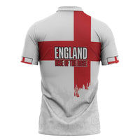 Women Rugby England Zipper Polo Shirt Rise of the Rose World Champions - Wonder Print Shop