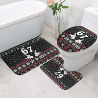Six Seven Skeleton Hand Christmas Bathroom Set Meme Gen Alpha Slang - Wonder Print Shop