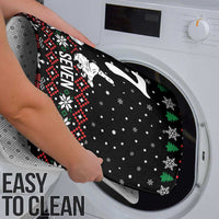 Six Seven Skeleton Hand Christmas Bathroom Set Meme Gen Alpha Slang - Wonder Print Shop