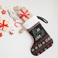 Six Seven Skeleton Hand Christmas Stocking Meme Gen Alpha Slang - Wonder Print Shop