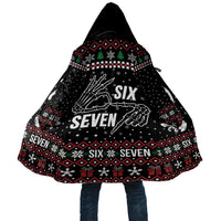 Six Seven Skeleton Hand Christmas Cloak Meme Gen Alpha Slang - Wonder Print Shop
