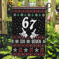Six Seven Skeleton Hand Christmas Garden Flag Meme Gen Alpha Slang - Wonder Print Shop