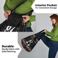 Six Seven Skeleton Hand Christmas Grocery Bag Meme Gen Alpha Slang - Wonder Print Shop