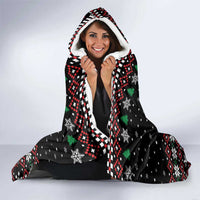 Six Seven Skeleton Hand Christmas Hooded Blanket Meme Gen Alpha Slang - Wonder Print Shop