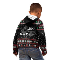 Six Seven Skeleton Hand Christmas Kid Hoodie Meme Gen Alpha Slang - Wonder Print Shop