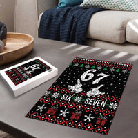 Six Seven Skeleton Hand Christmas Puzzle Meme Gen Alpha Slang - Wonder Print Shop