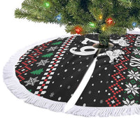 Six Seven Skeleton Hand Christmas Tree Skirt Meme Gen Alpha Slang - Wonder Print Shop
