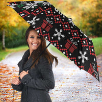 Six Seven Skeleton Hand Christmas Umbrella Meme Gen Alpha Slang - Wonder Print Shop