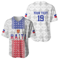 Custom Haiti Football Baseball Jersey National Flag Design - Wonder Print Shop