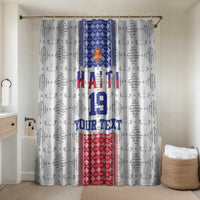 Custom Haiti Football Bathroom Set National Flag Design - Wonder Print Shop