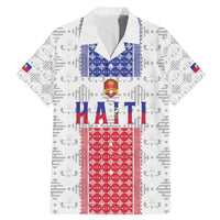 Custom Haiti Football Family Matching Mermaid Dress and Hawaiian Shirt National Flag Design - Wonder Print Shop