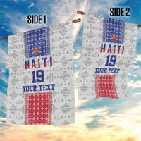 Custom Haiti Football Garden Flag National Flag Design - Wonder Print Shop