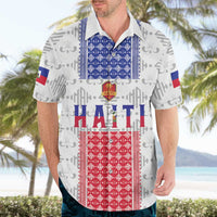 Custom Haiti Football Hawaiian Shirt National Flag Design - Wonder Print Shop