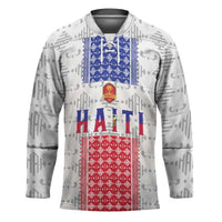 Custom Haiti Football Hockey Jersey National Flag Design - Wonder Print Shop