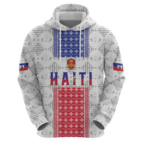 Custom Haiti Football Hoodie National Flag Design - Wonder Print Shop
