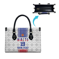 Custom Haiti Football Leather Bag National Flag Design - Wonder Print Shop