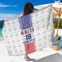 Custom Haiti Football Sarong National Flag Design - Wonder Print Shop