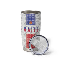 Custom Haiti Football Tumbler Cup National Flag Design - Wonder Print Shop